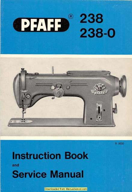 pfaff 4240 sewing machine user manual